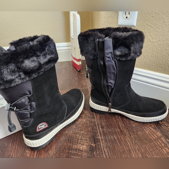 New IOB Pajar 1963 Black Boots, Fur - Picture 2 of 13